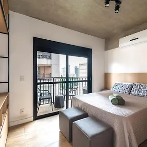  Apartamento 83 New Next Paulista Av, Fast Wifi And Balcony